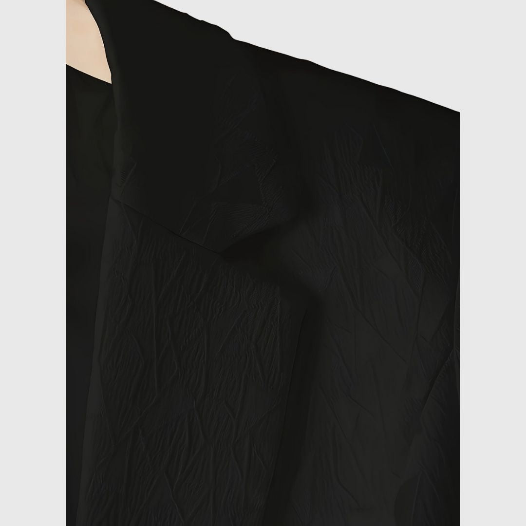 Lina – Vyötäröltä muotoiltu jacquard-bleiseri