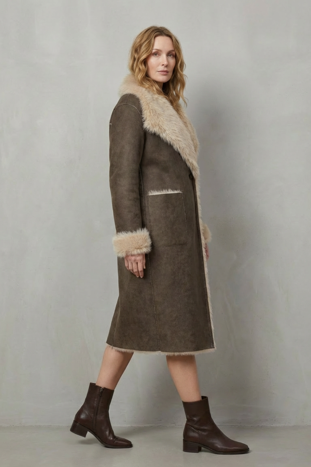 Ginevra – Käännettävä shearling-takki