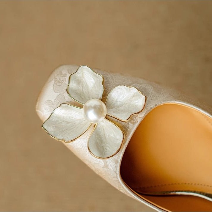 Genine – Naisten slingback-avokkaat blokkikorolla